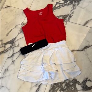 White Athleta skort, size XS/6